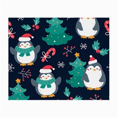 Colorful Funny Christmas Pattern Small Glasses Cloth by Uceng