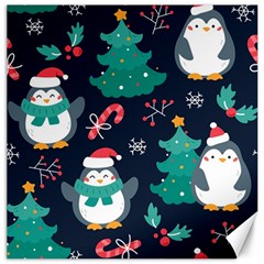 Colorful Funny Christmas Pattern Canvas 20  X 20  by Uceng