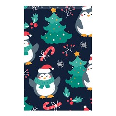 Colorful Funny Christmas Pattern Shower Curtain 48  X 72  (small)  by Uceng