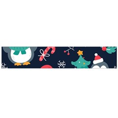 Colorful Funny Christmas Pattern Large Flano Scarf  by Uceng