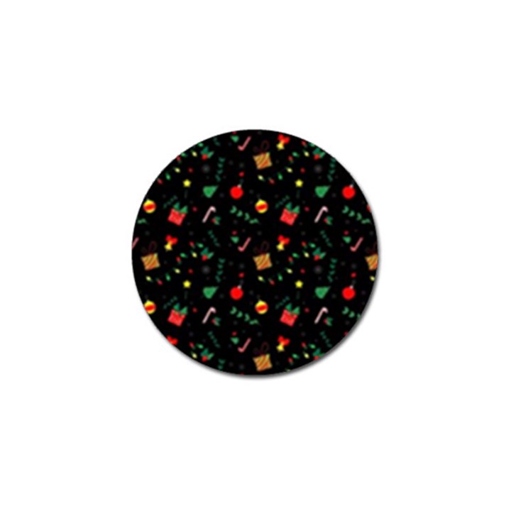 Christmas Pattern Texture Colorful Wallpaper Golf Ball Marker (10 pack)