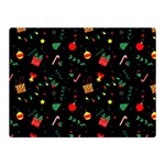 Christmas Pattern Texture Colorful Wallpaper Double Sided Flano Blanket (Mini) 35 x27  Blanket Front