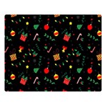 Christmas Pattern Texture Colorful Wallpaper Double Sided Flano Blanket (Large) 80 x60  Blanket Front