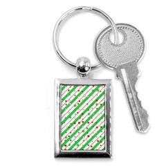 Christmas Paper Stars Pattern Texture Background Colorful Colors Seamless Key Chain (rectangle) by Uceng