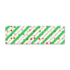 Christmas Paper Stars Pattern Texture Background Colorful Colors Seamless Sticker (bumper) by Uceng