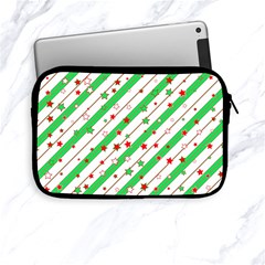 Christmas Paper Stars Pattern Texture Background Colorful Colors Seamless Apple Ipad Mini Zipper Cases by Uceng