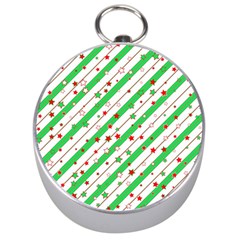 Christmas Paper Stars Pattern Texture Background Colorful Colors Seamless Silver Compasses by Uceng