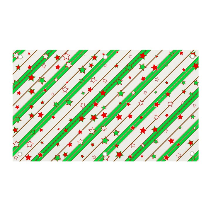 Christmas Paper Stars Pattern Texture Background Colorful Colors Seamless Banner and Sign 5  x 3 