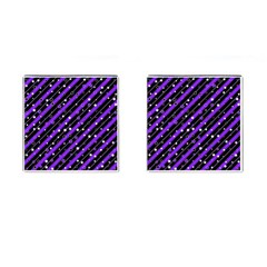 Christmas Paper Star Texture Cufflinks (square) by Uceng