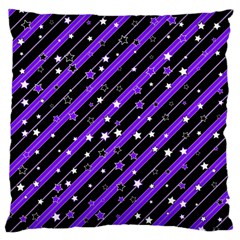 Christmas Paper Star Texture Large Cushion Case (one Side) by Uceng