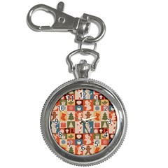 Cute Christmas Seamless Pattern Vector  - Key Chain Watches by Uceng