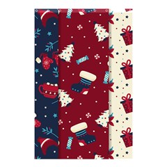 Flat Design Christmas Pattern Collection Art Shower Curtain 48  X 72  (small)  by Uceng