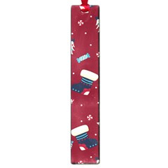 Flat Design Christmas Pattern Collection Art Large Book Marks by Uceng