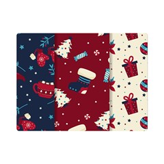 Flat Design Christmas Pattern Collection Art Flano Blanket (mini)