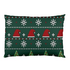 Beautiful Knitted Christmas Pattern Pillow Case by Uceng