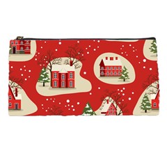 Christmas New Year Seamless Pattern Pencil Case by Uceng