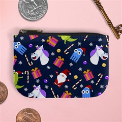 Colorful Funny Christmas Pattern Mini Coin Purse by Uceng