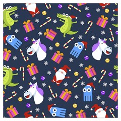 Colorful Funny Christmas Pattern Lightweight Scarf  by Uceng