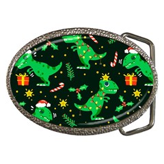 Christmas Funny Pattern Dinosaurs Belt Buckles