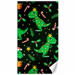 Christmas Funny Pattern Dinosaurs Canvas 40  x 72  39.28 x69.23  Canvas - 1