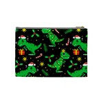 Christmas Funny Pattern Dinosaurs Cosmetic Bag (Medium) Back