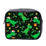 Christmas Funny Pattern Dinosaurs Mini Toiletries Bag (Two Sides) Front