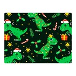 Christmas Funny Pattern Dinosaurs Double Sided Flano Blanket (Mini) 35 x27  Blanket Front