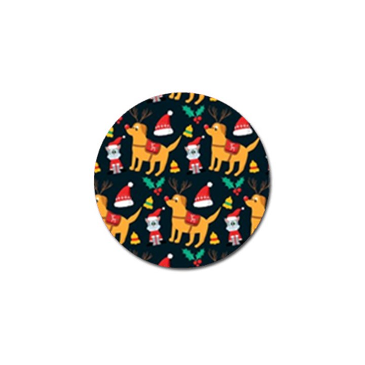 Funny Christmas Pattern Background Golf Ball Marker (4 pack)