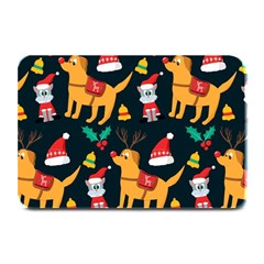 Funny Christmas Pattern Background Plate Mats