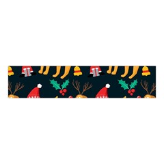 Funny Christmas Pattern Background Velvet Scrunchie by Uceng