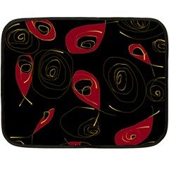 Fish 7 Fleece Blanket (mini) by Mazipoodles