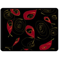 Fish 7 Fleece Blanket (large) by Mazipoodles