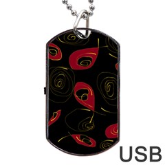 Fish 7 Dog Tag Usb Flash (one Side) by Mazipoodles