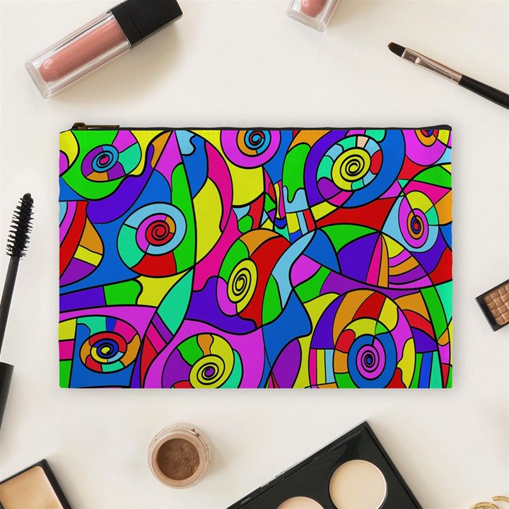 Colorful Stylish Design Cosmetic Bag (Large)