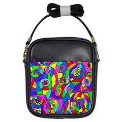 Colorful Stylish Design Girls Sling Bag by gasi