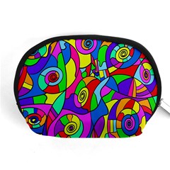 Colorful Stylish Design Accessory Pouch (medium) by gasi