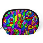 Colorful Stylish Design Accessory Pouch (Medium) Back