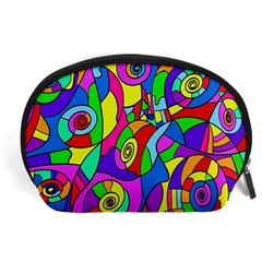 Colorful Stylish Design Accessory Pouch (large) by gasi