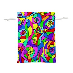 Colorful Stylish Design Lightweight Drawstring Pouch (l) by gasi