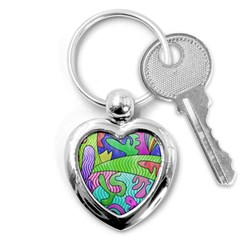 Colorful Stylish Design Key Chain (heart) by gasi