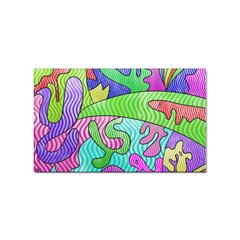 Colorful Stylish Design Sticker (rectangular)