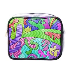 Colorful Stylish Design Mini Toiletries Bag (one Side) by gasi