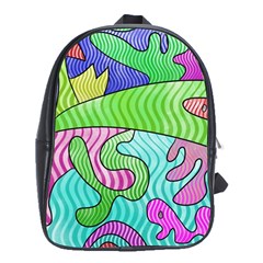 Colorful Stylish Design School Bag (xl) by gasi