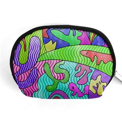 Colorful Stylish Design Accessory Pouch (medium) by gasi