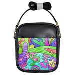 Colorful stylish design Girls Sling Bag Front