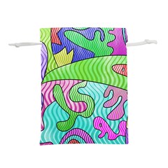 Colorful Stylish Design Lightweight Drawstring Pouch (l) by gasi