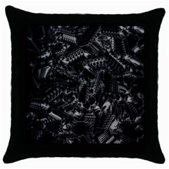 Xeno Frenzy Throw Pillow Case (black) by MRNStudios