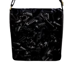 Xeno Frenzy Flap Closure Messenger Bag (l) by MRNStudios