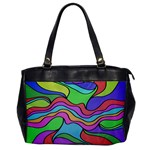 Colorful stylish design Oversize Office Handbag Front