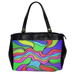 Colorful Stylish Design Oversize Office Handbag (2 Sides) by gasi